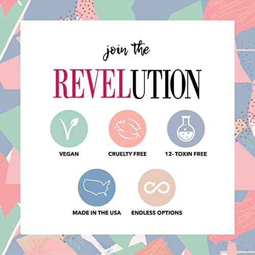 Revel Nail Dip Powder - Sheer Pink and French Powder Dip Nail Polish, Chip Resistant Dip Nail Powder with Vitamin E and Calcium, DIY Manicure, Erica & Veronica