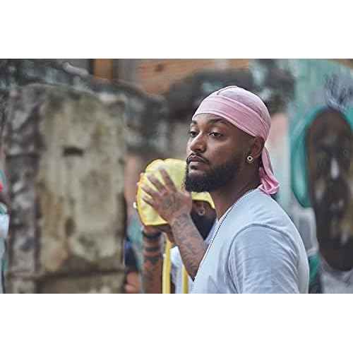 ForceWave 10 Pieces Silky Durags Long Tail for Women Men Satin Durag 360 Wave£¬Dorag, 10 Pieces