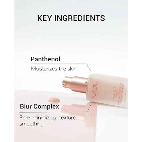 VDL Velvet Blur Makeup Primer (Matte Finish, 1.01fl oz) - Korean Makeup Base for Perfect, Flawless, Smooth Skin. Oil Control, Makeup Enhancer for All-Day Long Wear.
