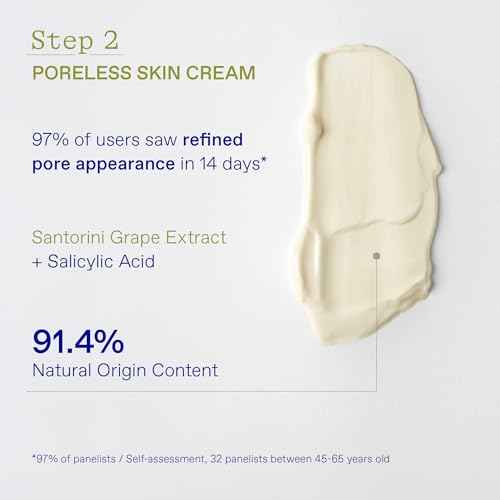 KORRES Santorini Grape Duo Regimen Set, Velvet Skin Drink Face Oil & Poreless Skin Cream, Smooth & Hydrate Skin, Refine Pores & Texture, Resveratrol & Salicylic Acid, Vegan, Full Size, 30ml + 40ml