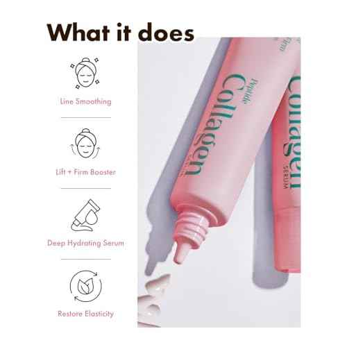 It's Skin Peptide Collagen Serum 1.35 fl oz | Fine Lines and Wrinkles Serum | Organic Skin Care & Hydrating Serum for Face | Collagen Firming Serum for Dry Skin | Korean Skin Care Collagen Face Serum
