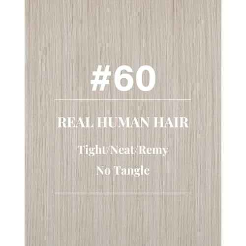Hetto Sew in Hair Extensions Real Human Hair Blonde Weft Hair Extensions Human Hair Platinum Blonde Human Hair Extension Weft Straight Silky 18 Inch 100g