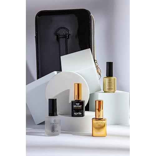 Apres Nail GEL-X Kit Professional Starter Kit |Premium Quality | 10 Sizes 0-9 | No Size 00 Included | 2022 Version (Natural Square Extra Short)