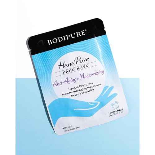 Bodipure HandPure Moisturizing Hand Gloves Manicure Kit Soft Hand Mask & Manicure Gloves - Moisturizing Hand and Nail Treatment And Strengthener (50 Packs)