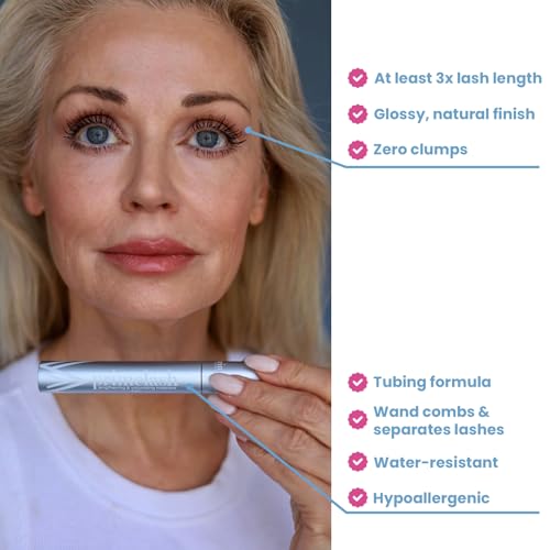 Prime Prometics PrimeLash Mascara for Older Women ? Volumizing, Incredible Length in 2 Coats ? Long-Stay, Zero Clumps, Hypoallergenic (Black)