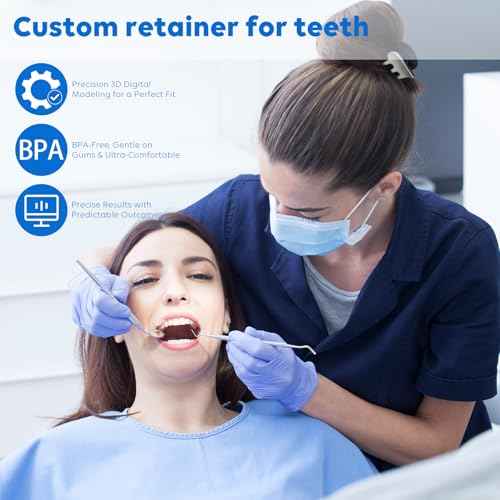 2 Custom Hawley Retainers for Teeth Retention ? Comfortable & Durable Upper & Lower Retainers, Personalized Fit
