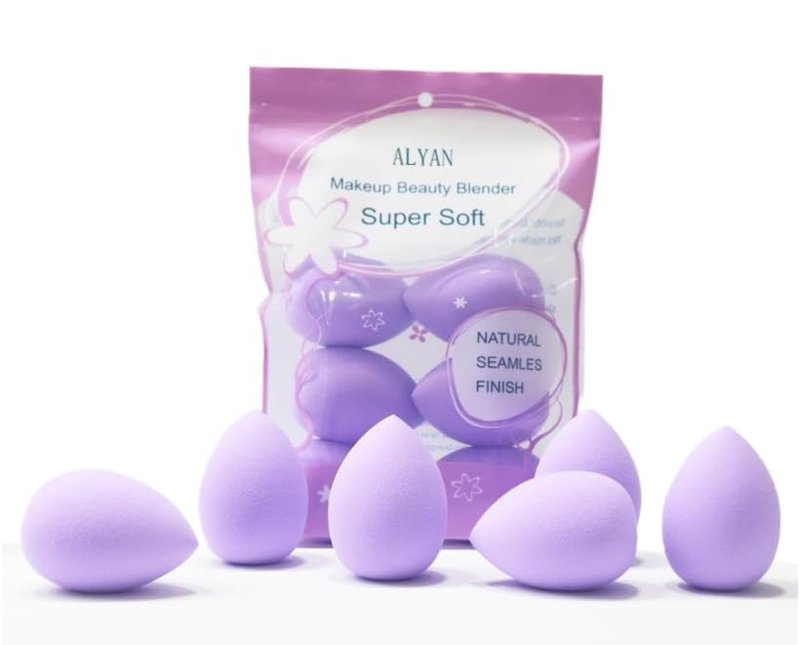 Makeup Sponge Set - 6PCS Latex-Free High-Definition Blenders for Powder, Cream & Liquid | Super Soft Multi-Use Beauty Tools