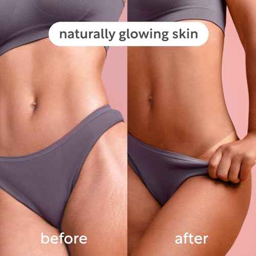 Self Tan Mousse, Customizable Medium Self Tanning Foam, Natural Looking Tan, Quick-Drying, Dermatologist Approved for Sensitive Skin, Hydrating Coconut Water, Tropical Scent, 6.76 fl oz