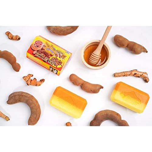 ASANTEE Tamarind and Turmeric with Honey Cleansing Soap Pack of 6