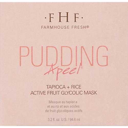 FarmHouse Fresh Pudding Apeel Tapioca Rice Active Fruit Glycolic Mask, 3.2 Fl Oz