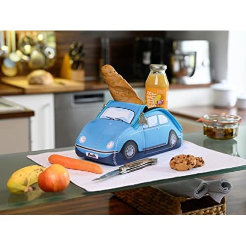 BRISA VW Collection - Volkswagen Neoprene Universal Bag for Makeup, Travel, Cosmetics in Beetle Bug Design