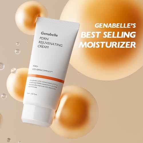 Genabelle PDRN Rejuvenating Cream - Lightweight Moisturizer with Original PDRN, CICA, Hyaluronic Acid - Nourishing, Hydrating, and Soothing Formula - 2.36 fl.oz