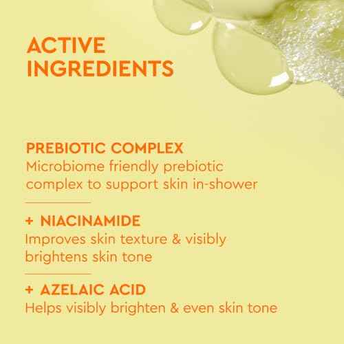 BYOMA Brightening Body Wash - Creamy Formula with Niacinamide & Azelaic Acid for Dull, Dehydrated Skin - Brightens & Evens Tone - Skin Barrier Repair - 16.9 Fl. Oz