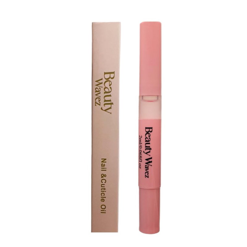 BeautyWavez Nail and Cuticle Oil Pen with Vitamin E and Essential oils for Brittle Peeling Breaking Thin Nails - Nail Growth Oil, Softens Cuticles, Nourish, Soothe & Moisturize Damaged Nails, 0.68floz