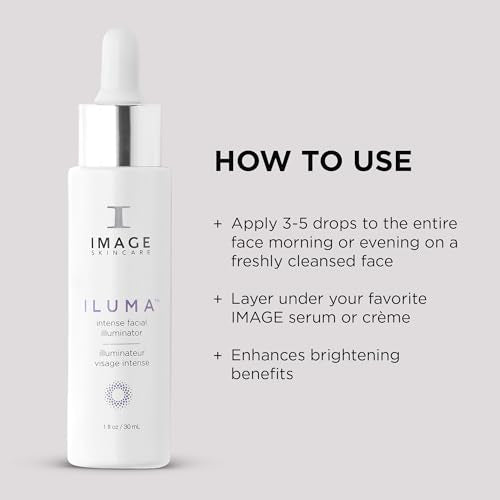 IMAGE Skincare, ILUMA Intense Facial Illuminator, Instantly Visible Brightening Serum and Face Corrector with Vitamin C, 1 fl oz