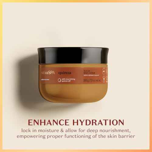Nativa SPA by O Botic?rio Quinoa Sugar Body Scrub, Gentle Exfoliation & Skin Firmness Foot & Body Scrub, 7 Ounce