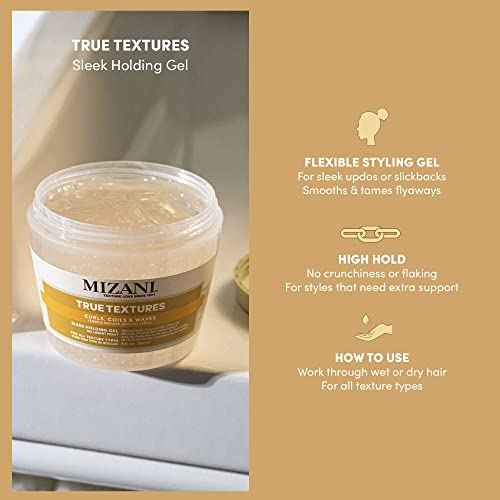 Mizani True Textures Coil Stretch Cream - Soft Hold Curl Shamping Cream, Non-Drying For Curly & Coily Hair