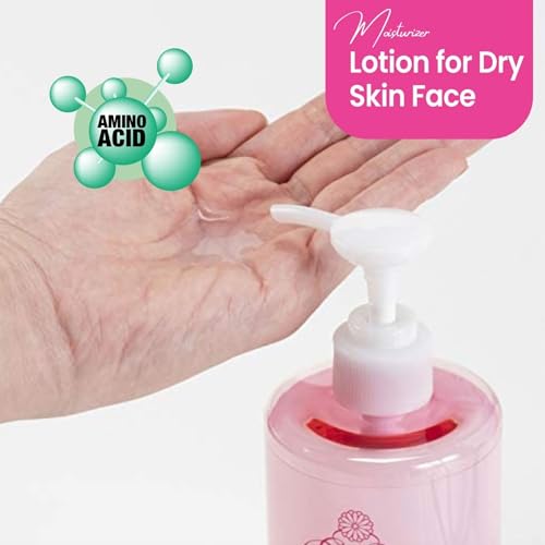 Kikumasamune Face Moisturizer for Dry, Oily, Sensitive Skin (Facial Toner Lotion+Serum)