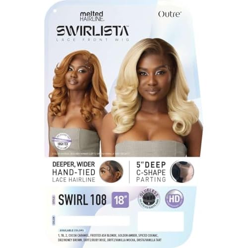 Outre Lace Front Wig - Melted Hairline - Swirlista - Swirl 108 (FROSTED ASH BLONDE)