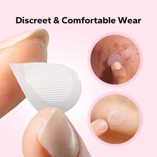 Pimple Patches for Face (18 Count), Microdart Acne Patches, Hydrocolloid Blemish Spot with Salicylic Acid, Fast-Acting for Early Stage Deep Pimples, Zits, Breakouts & Cystic Acne