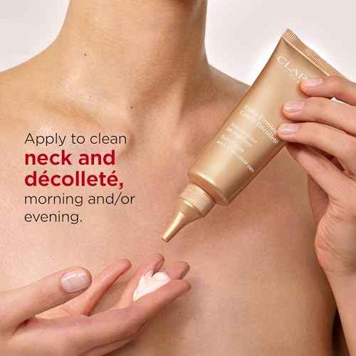 Clarins Extra-Firming Neck and D?collet? Cream | Award-Winning | Anti-Aging Moisturizer | Visibly Firms, Smoothes and Lifts | Minimizes Appearance Of Wrinkles | Targets Dark Spots | 2.5 Ounces