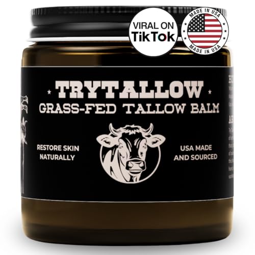 OG Balm ? 4oz Grass-Fed Tallow Balm for Face, Hands & Body ? Handmade in NJ ? No Plastic ? Small Batch Moisturizer for Dry Skin, Fine Lines, Blemishes ? Honey, Beeswax & Frankincense