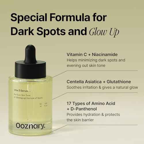 Vita 3 Serum with Vitamin C Derivatives and Niacinamide plus Glutathione for Uneven Skin Tone & Dull Skin | Korean Skin care | 1.69 fl.oz 50ml