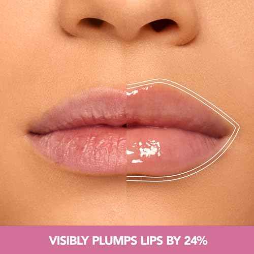BUXOM Full-On Plumping Lip Cream, Hydrating Lip Plumper Gloss with Peptides & Hyaluronic Acid, High-Shine Tinted Formula for Fuller, Softer Lips, Cruelty-Free