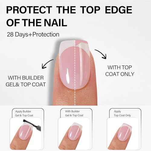 Vansiho French Gel Nail Tips 600Pcs, Short Soft Gel Nail Tips, Pink French Tips Press on Nails, Fake Nails with Box for Nail Art DIY 15 Sizes