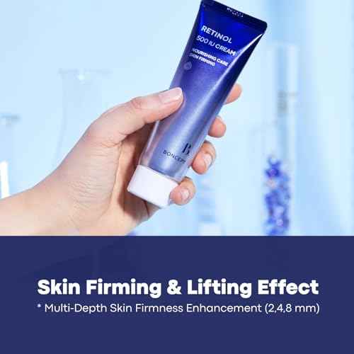 Retinol 500 IU Cream ? Wrinkle & Fine Line Care, Lifting & Firming, Hydrating Face Cream with Retinol & Bakuchiol ? Gentle Daily Skincare for Sensitive Skin, K-Beauty, 1.69 fl. oz. 50ml