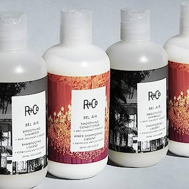 R+Co Bel Air Smoothing Shampoo & Conditioner Set | Anti-Oxidant Complex for Frizz-Free Hair - 8.5 oz (Pack of 2)
