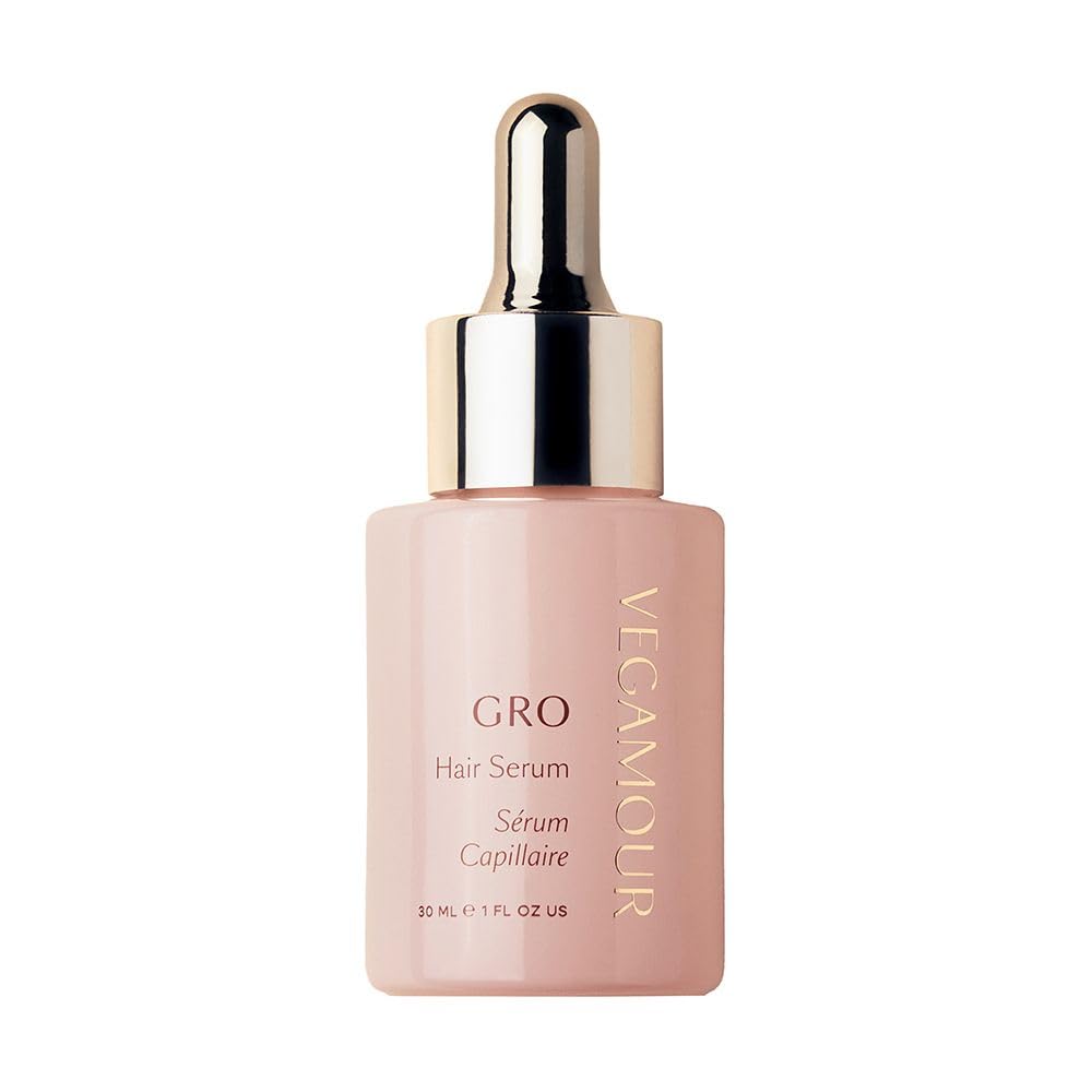 VEGAMOUR GRO Hair Serum - Thicker, Fuller Hair in 90 Days | Non-Oily, Vegan, Bergamot Scent
