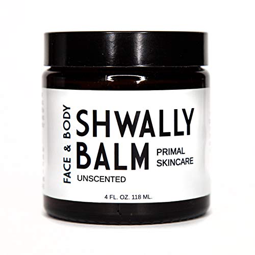 Shwally Tallow & Calendula Face and Body Balm - Paleo and Primal - 100% Grass Fed Tallow, Avocado and Olive Oil with Calendula Flowers (Unscented, 4)