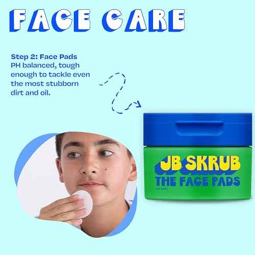 JB SKRUB The Face Kit ? Pimple Patches, Pads, Wash & Lotion ? Complete Skincare Set for Kids, Tweens & Teens