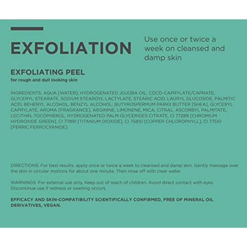 ANNEMARIE B?RLIND ? Exfoliating Peel ? Facial Exfoliant With Natural Jojoba Wax Pearls (No Microplastics) And Organic Shea Butter For Clear And Nourished Skin ? 1.69 Oz