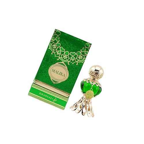 KHADLAJ PERFUMES Malika Green Concentrated Perfume Oil for Women, 20 ml / 0.7 Ounce