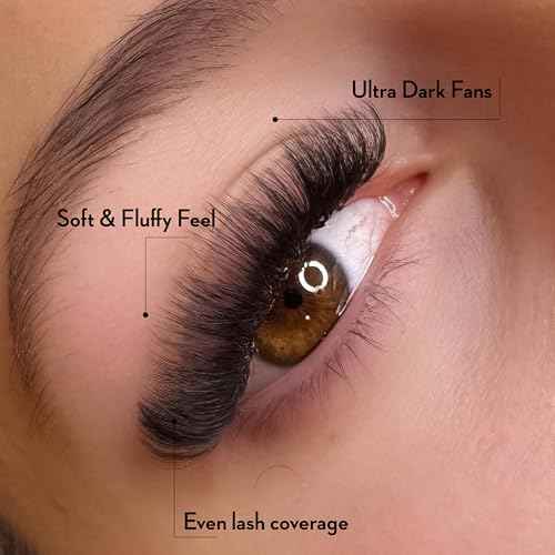 One V Salon Pro 10D Promade Loose Fans, 1000 Premade Mega Volume Lash Fans | C Curl | 0.05 mm | 8?15 mm Mixed Lengths | Thin Base, Hand-Crafted Eyelash Extensions (10D-0.05-C-Curl)
