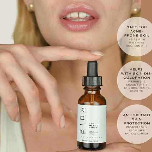 Biba De Sousa The Meta C Serum- Triple Vitamin C, Topical Skin Vitamin- For all Skin Types (1oz)