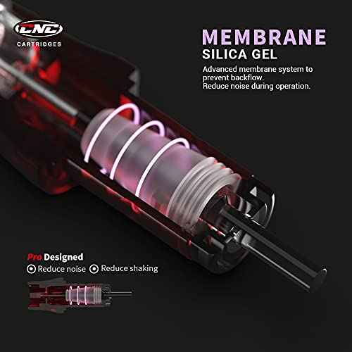 CNC 3RLT Tattoo Cartridges Needles #10 Bugpin 3 Round Liner Super Tight X-Taper Needle 20Pcs Disposable Cartridge with Membrane EN04R-20-1003RLT