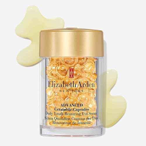 Elizabeth Arden Advanced Ceramide Eye Serum Capsules, Anti-Aging Skincare for Wrinkles & Crow's Feet, Fragrance-Free, Gift for Women, 60 count