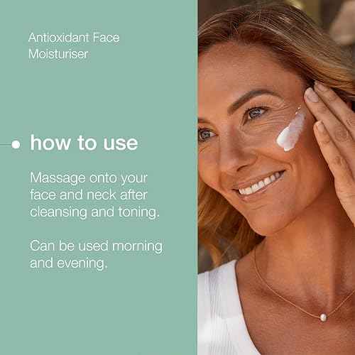 Natio Australia Aromatherapy Antioxidant Face Moisturizer, 3.3 oz - Anti-Aging Face Cream - Rosehip and Vitamin E - Face Lotion for All Skin Types