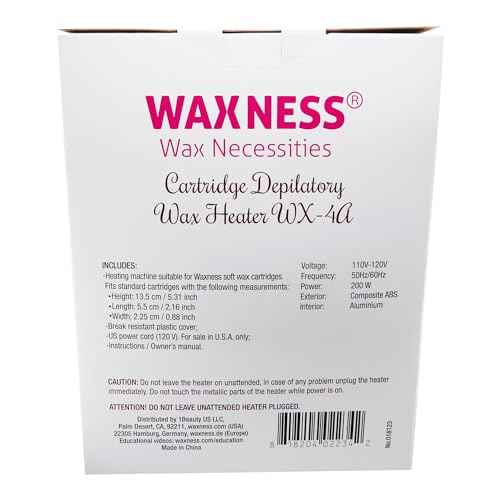 Waxness 4 Cartridge Warmer WX-4A with 4 Free Cartridges