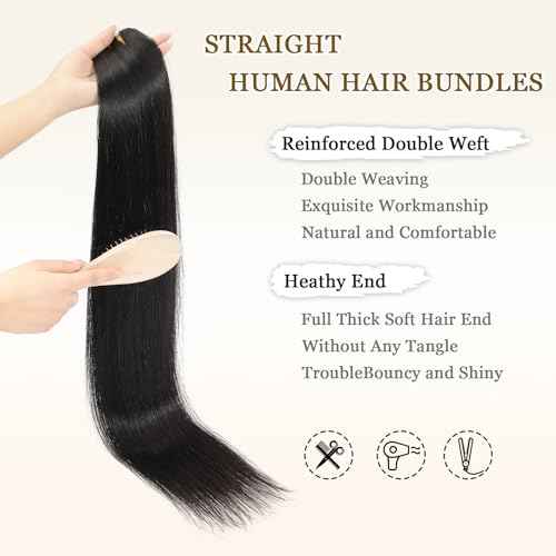 16A Raw Straight Bundles Human Hair 1 Bundle,30 Inch,Triple Lifespan,Burmese Virgin Remy Hair Extensions,No Tangle Shedding