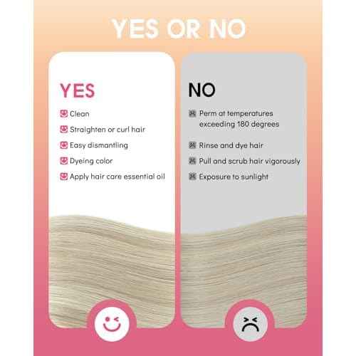 Youngsmile Clip in Hair Extensions Human Hair, 18Inch 7Pcs 120g Human Hair Extensions Clip in Balayage Ash Brown Fading to Platinum Blond mixed Ash Blond (CLIP#8/60/18-18Inch)