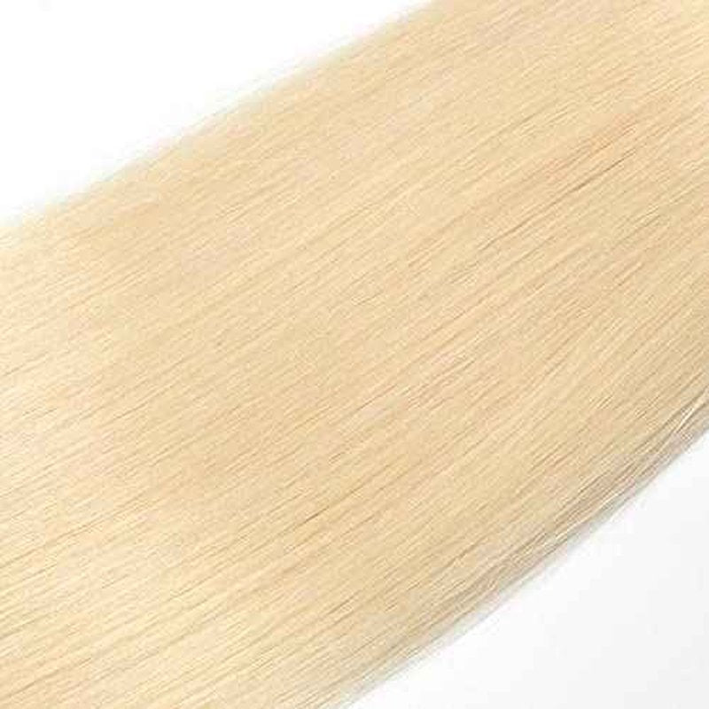 #613 Blonde Bundles Straight Bundles Human Hair 12 Inch Unprocessed Brazilian Virgin Weave Hairs Honey Blonde 1 Bundle 50 Gram Per Bundle Human Hair Extensions