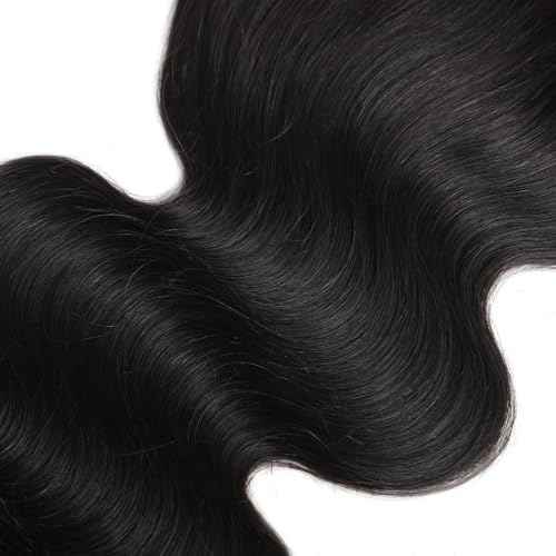 5x5 Skinlike HD Transparent Lace Closure Body Wave Closure 0.1mm Invisible Lace 100% Virgin Human Hair Lace Closure Pre Plucked Natural Hairline (22 Inch)