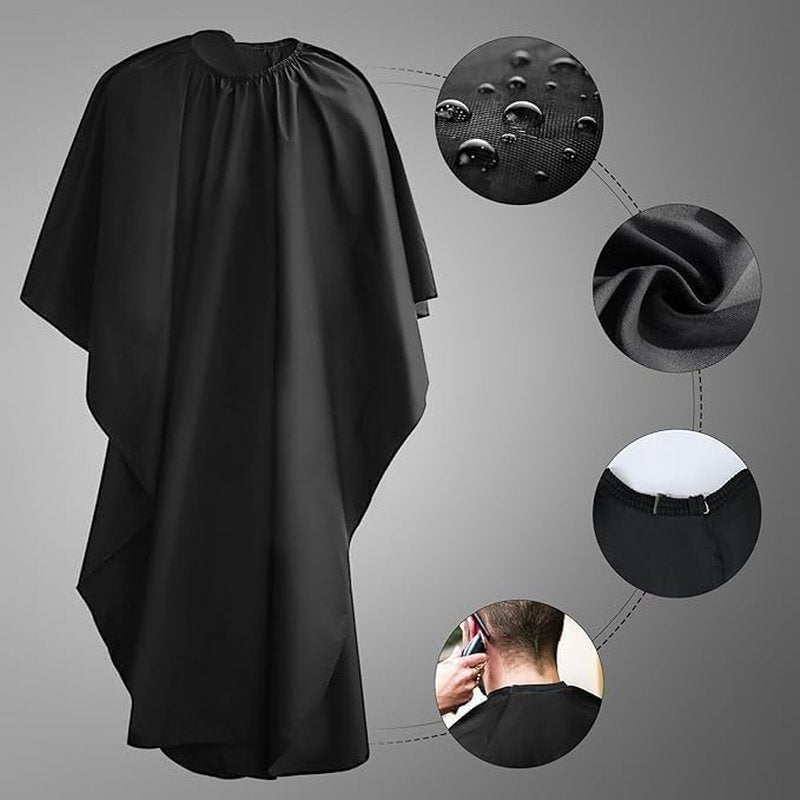Skiennix Adjustable Neckline Barber Cape - Professional Unisex Hair Cutting Tool | Salon Essential