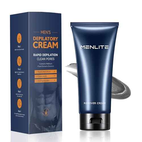 Hair Remover Body Cream, Quick and Easy Skin Friendly Hair Remover for Men & Women, Suitable for Arms Legs Chest and Public Area, Painless, Soothing(Grey, 3.38 Fl Oz (Pack of 1))