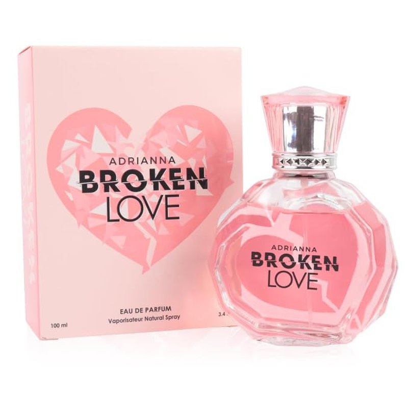 Adrianna Broken Love Eau de Parfum for Women - Sweet Floral Fruity Fragrance with Coconut & Velvet Musk | 3.4 fl oz