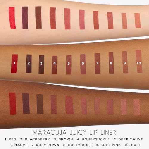 tarte maracuja juicy lip liner ? Creamy, Matte, Lip Liner with Hyaluronic Acid with Vitamin E, Vegan & Cruelty-Free